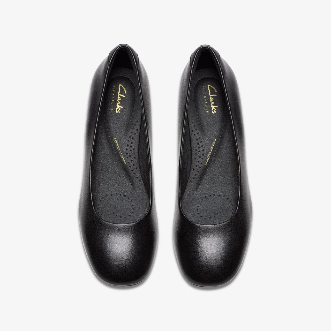 Daiss 30 Step Black Leather Clarks Women