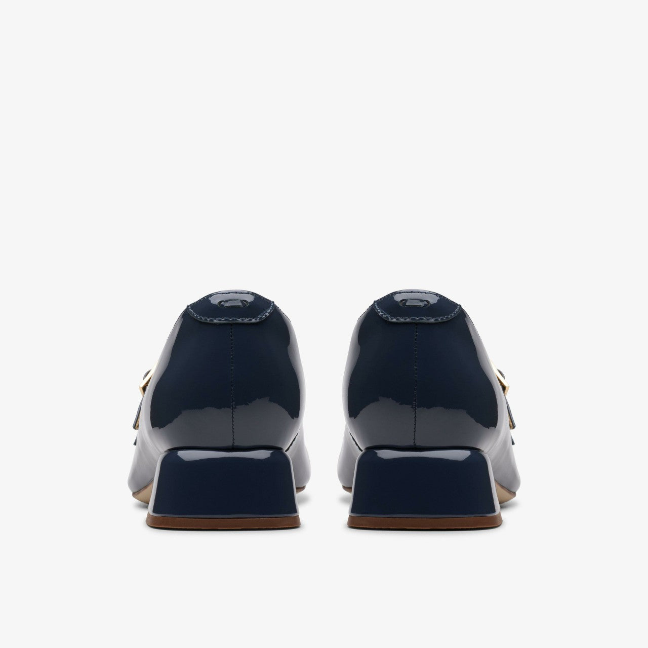 Daiss 30 Shine Navy Patent Clarks Women