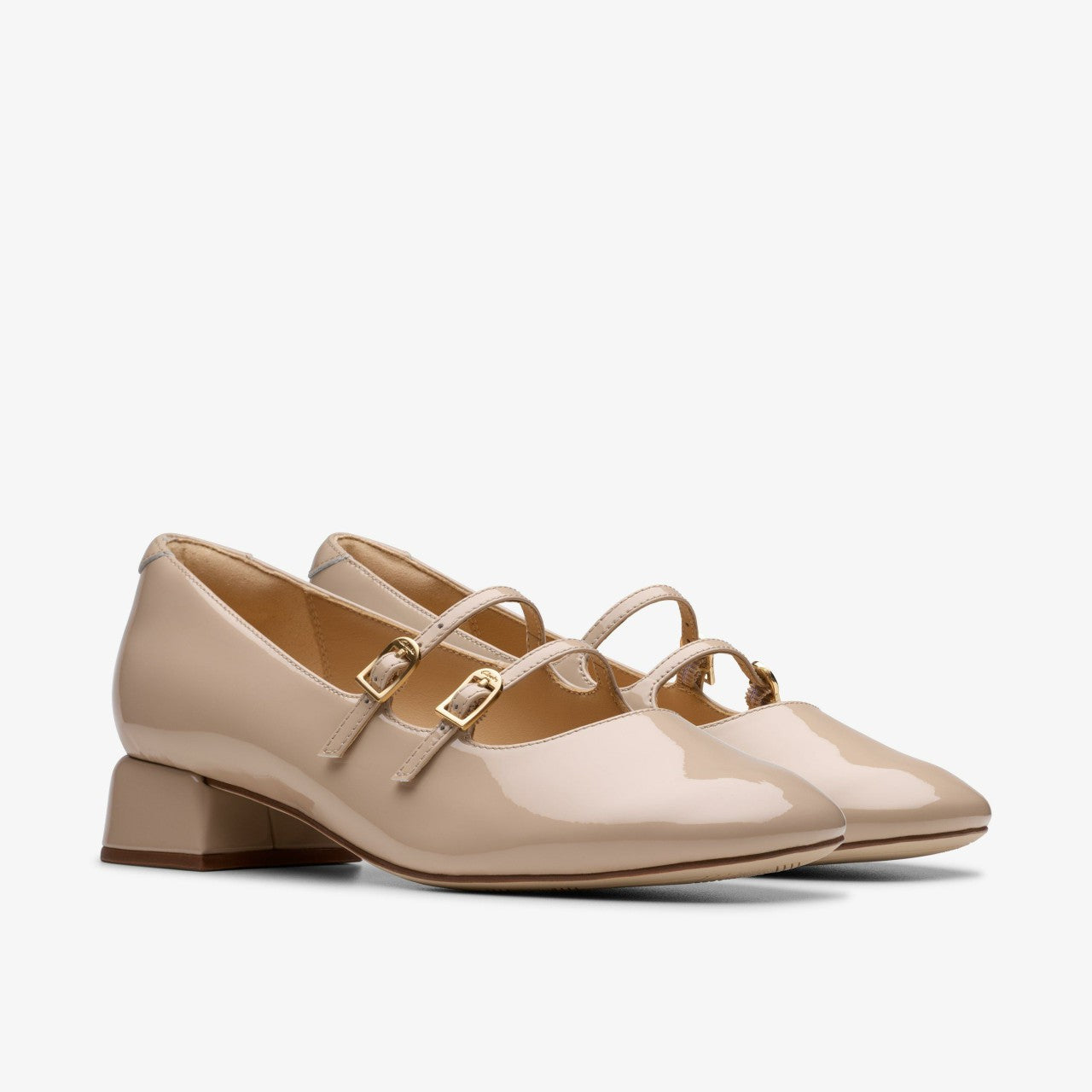 Daiss 30 Shine Sand Patent Clarks Women