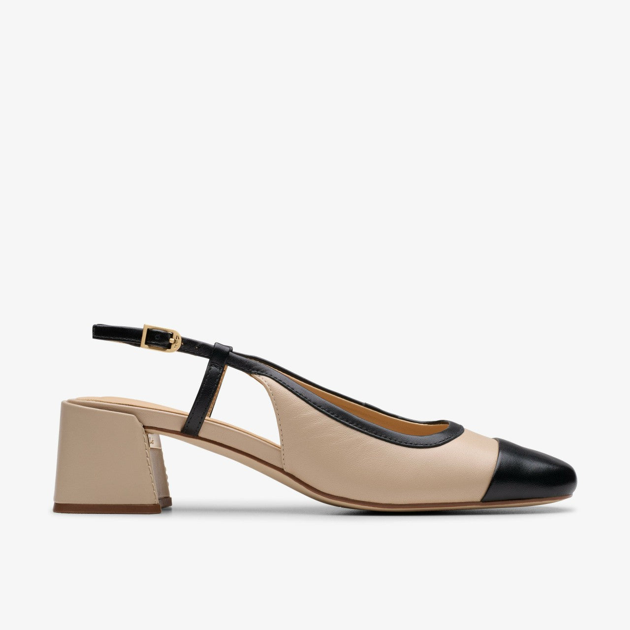 Nyta 45 Sling Sand Combination Leather Clarks Women