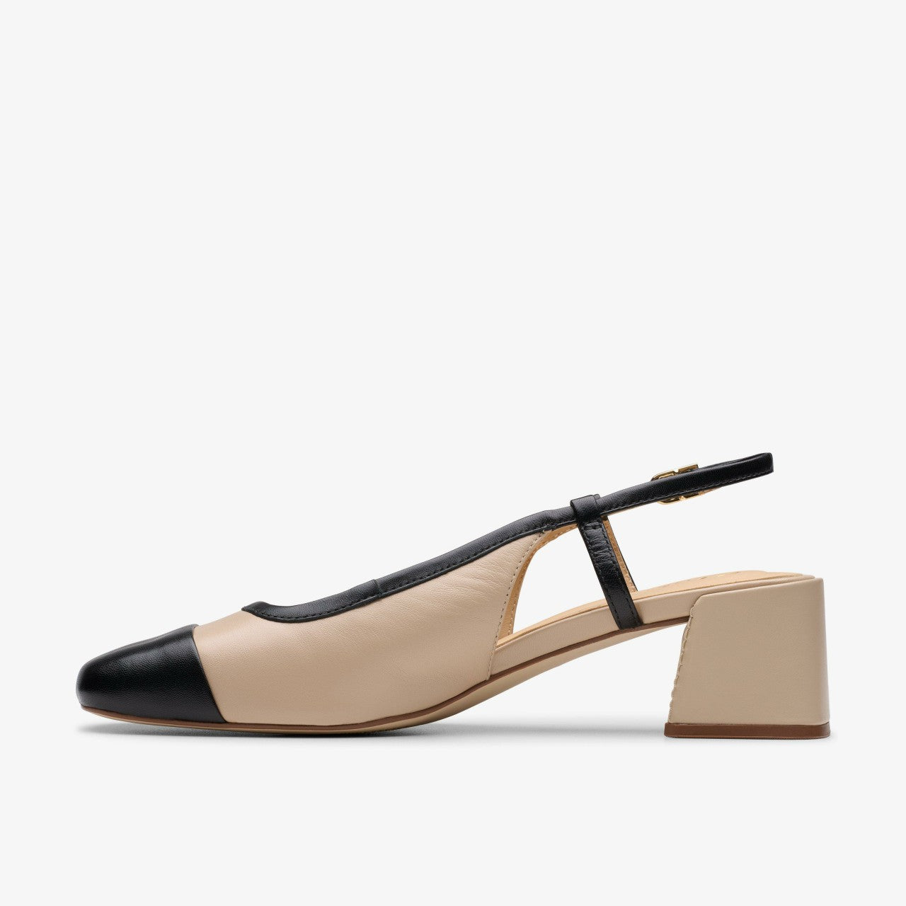 Nyta 45 Sling Sand Combination Leather Clarks Women