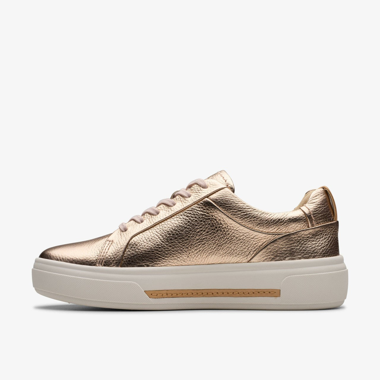Hollyhock Walk Copper Metallic Clarks Women