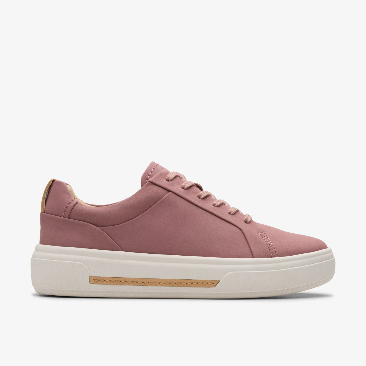 Hollyhock Walk Mauve Nubuck Clarks Women