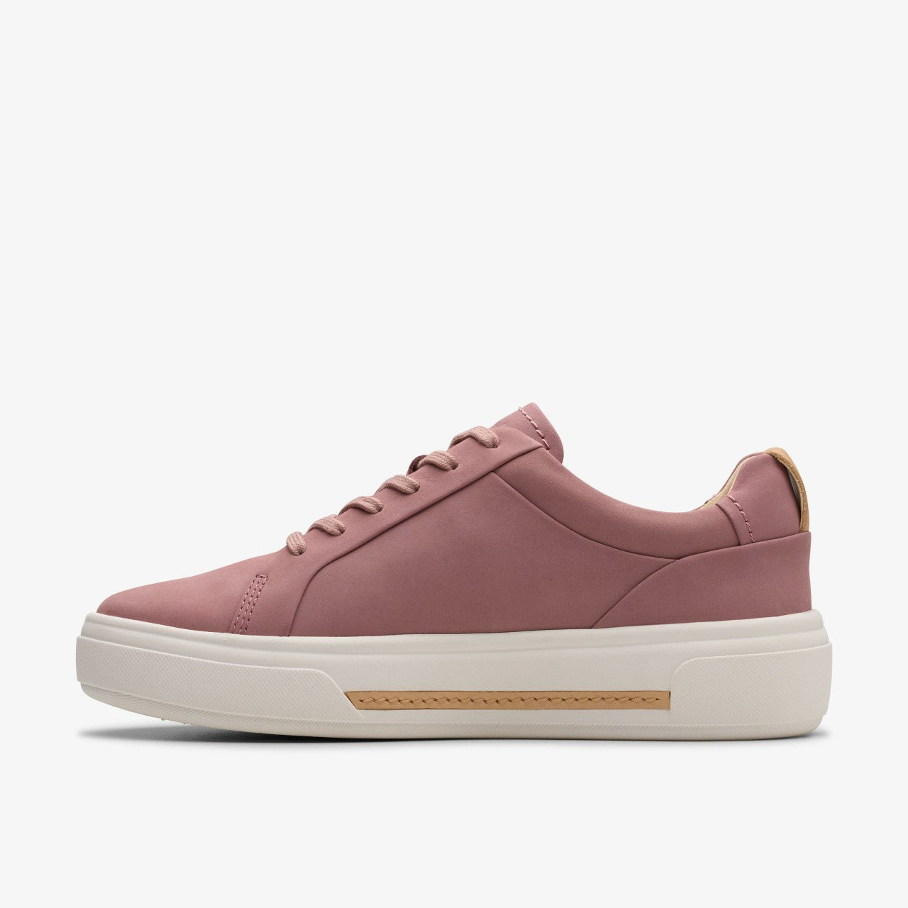 Hollyhock Walk Mauve Nubuck Clarks Women