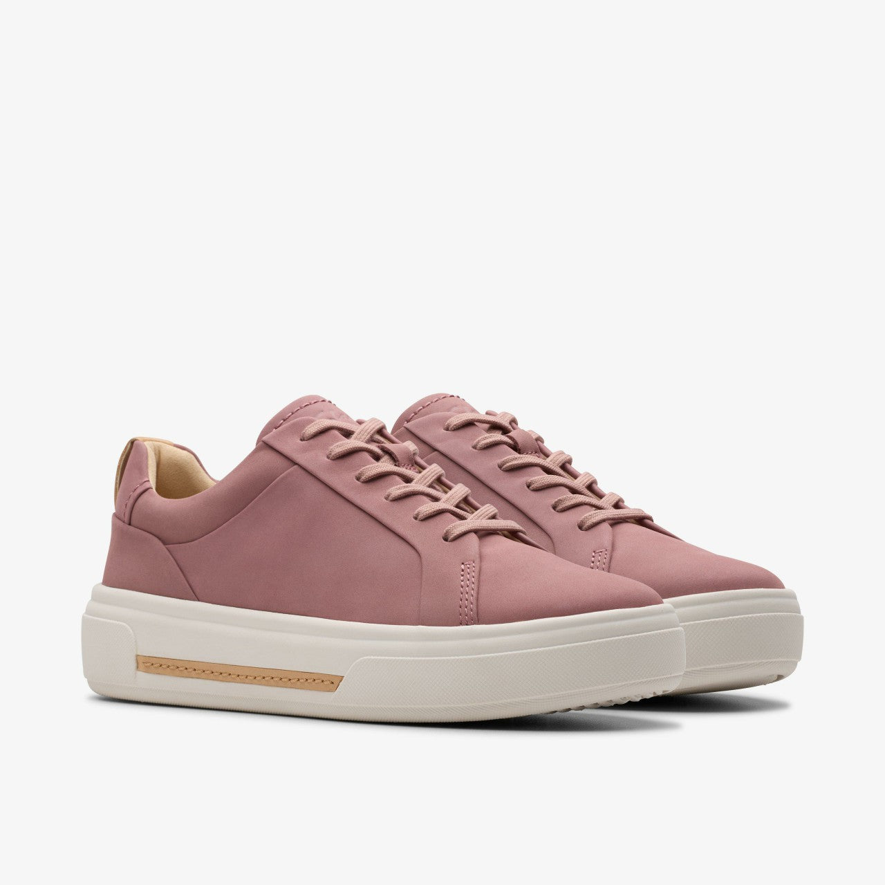 Hollyhock Walk Mauve Nubuck Clarks Women