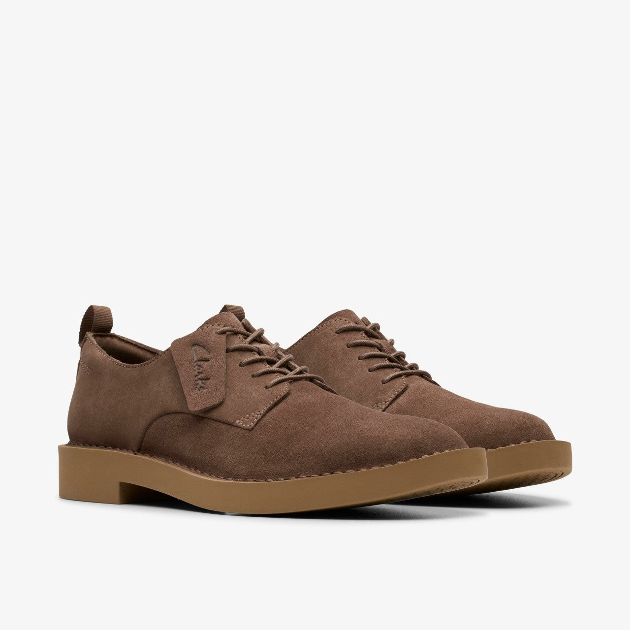 Martock Lace Brown Suede Clarks Men