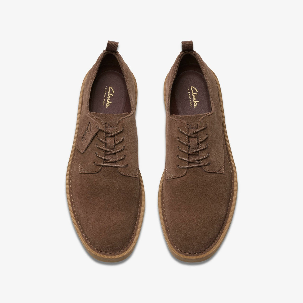 Martock Lace Brown Suede Clarks Men