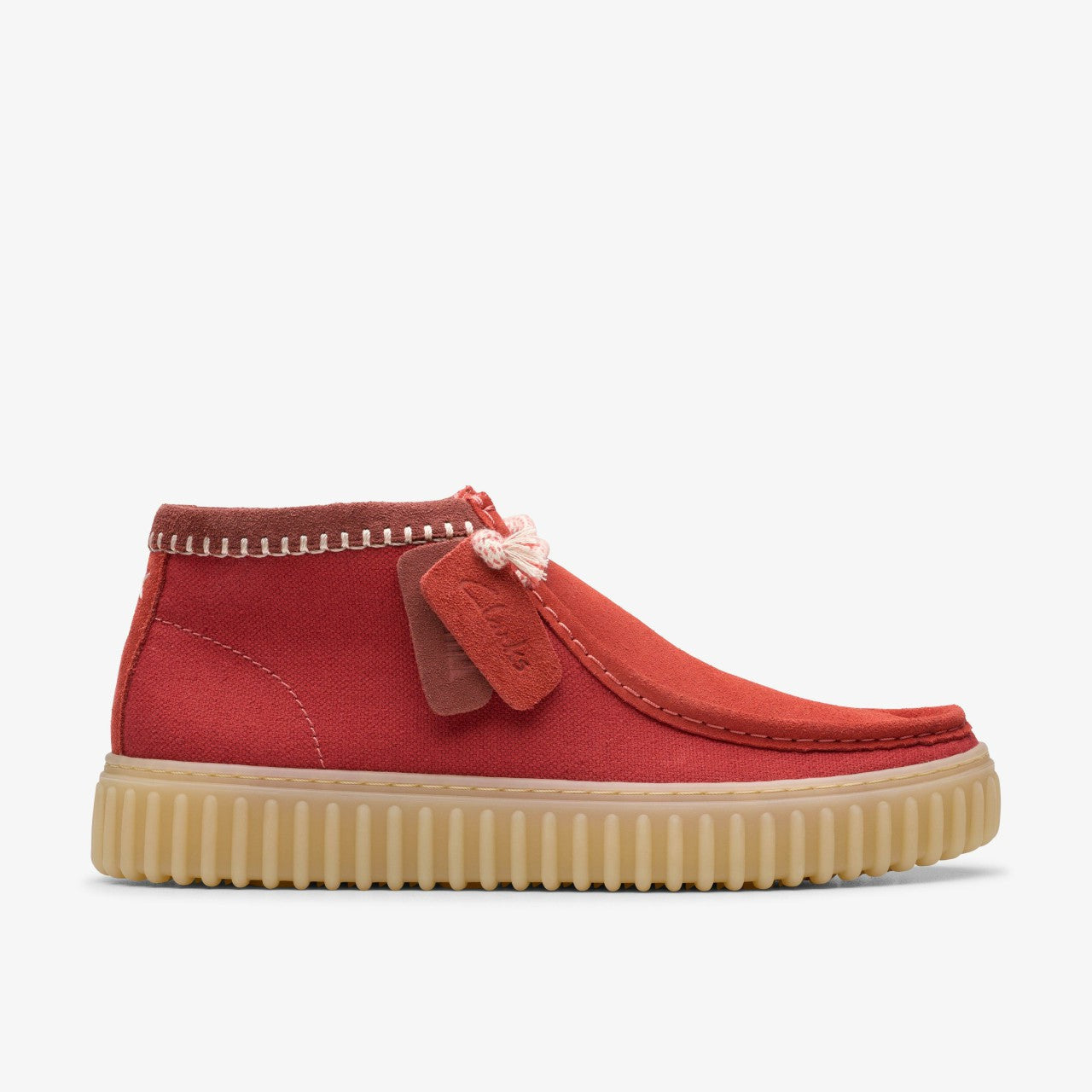 Torhill Hi Red Combination Clarks Men
