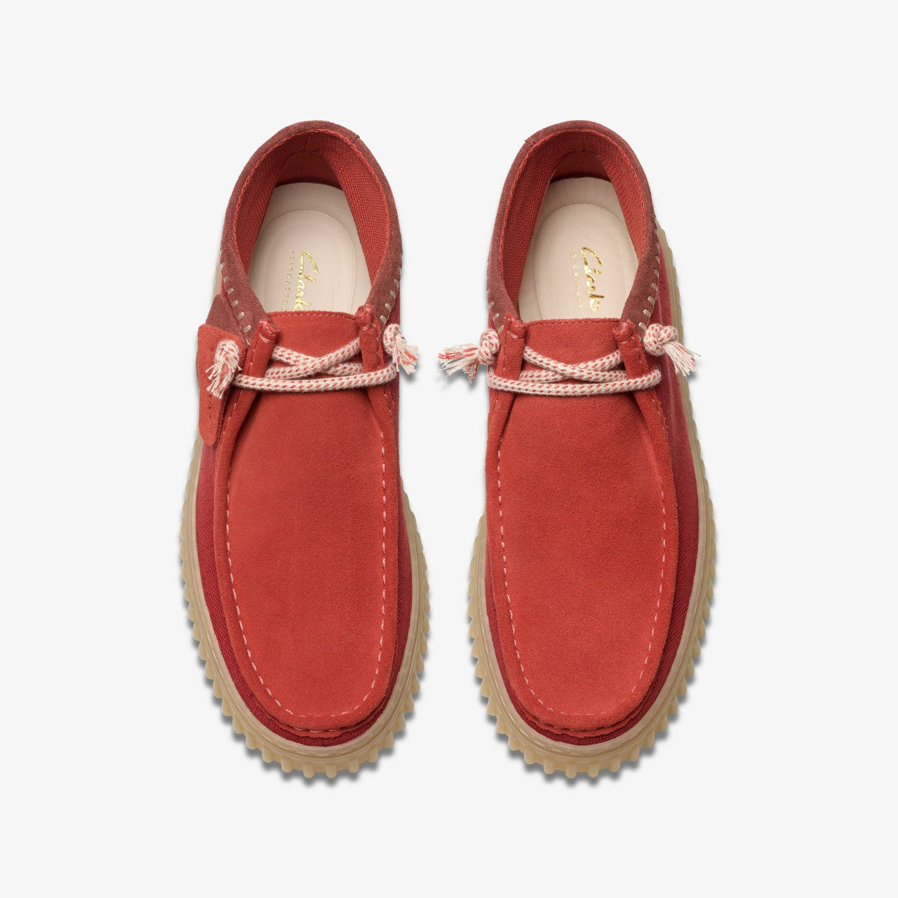 Torhill Hi Red Combination Clarks Men