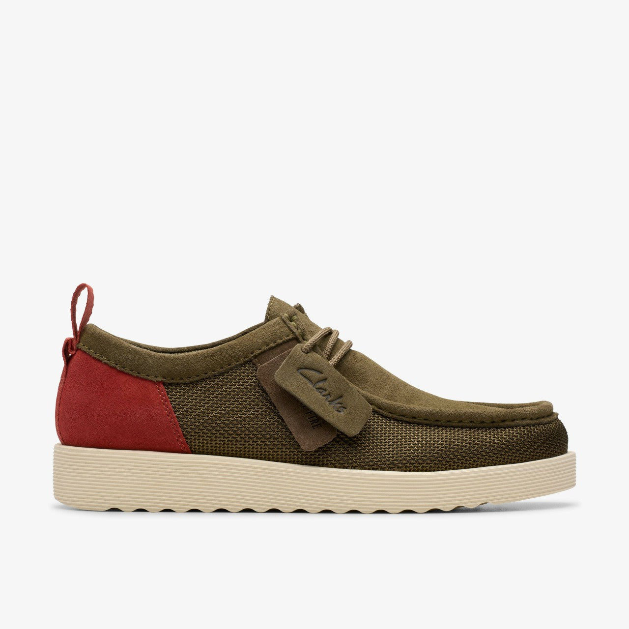 Wallabee FTR 2 Lo Olive Combination Clarks Men