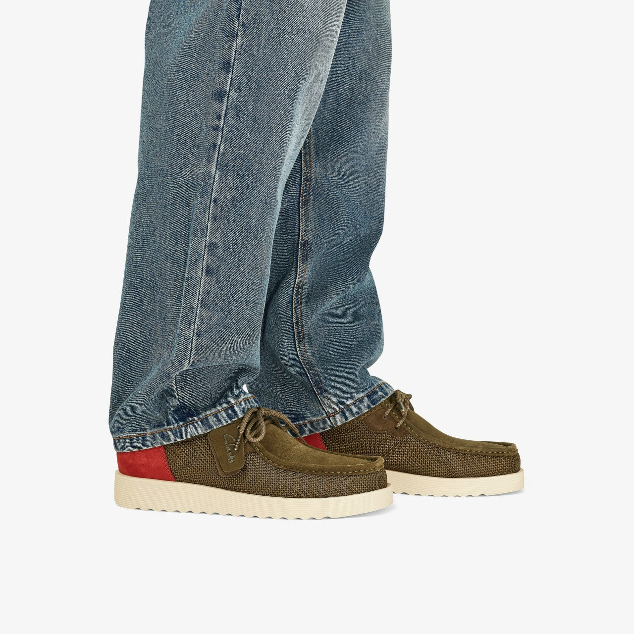 Wallabee FTR 2 Lo Olive Combination Clarks Men