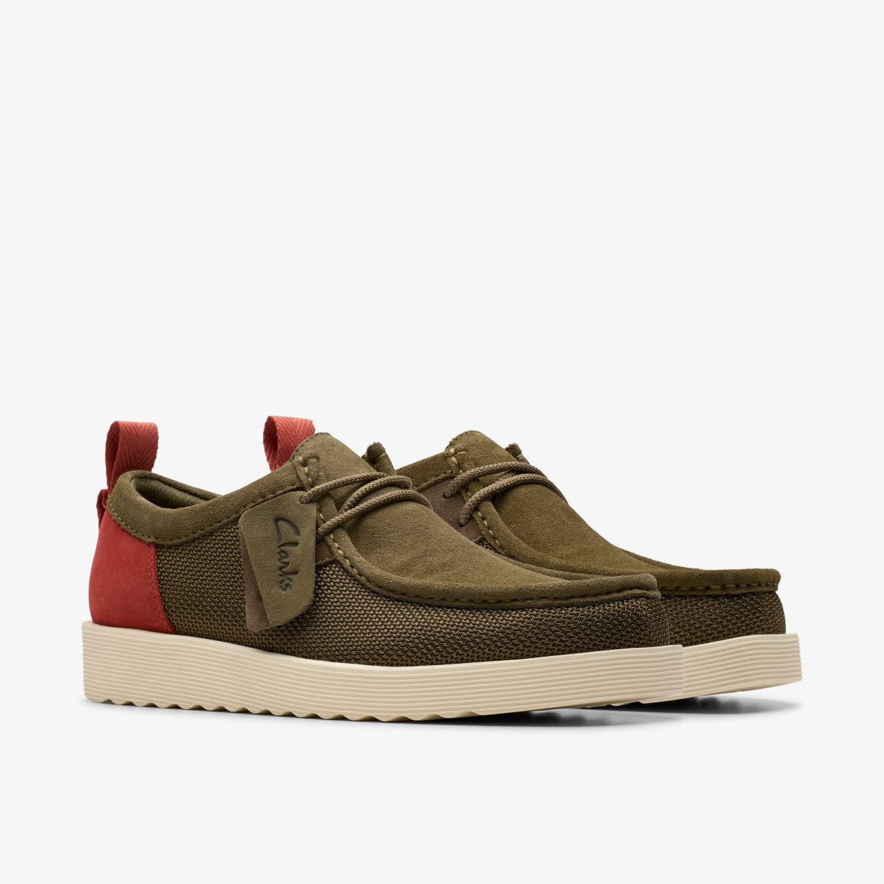 Wallabee FTR 2 Lo Olive Combination Clarks Men