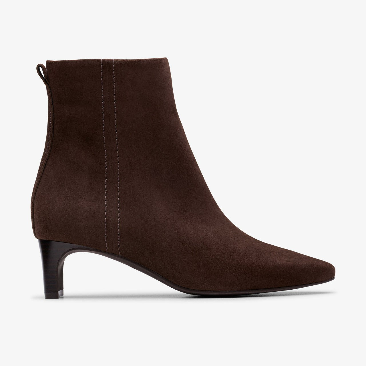 Edina Up Dark Brown Suede Clarks Women