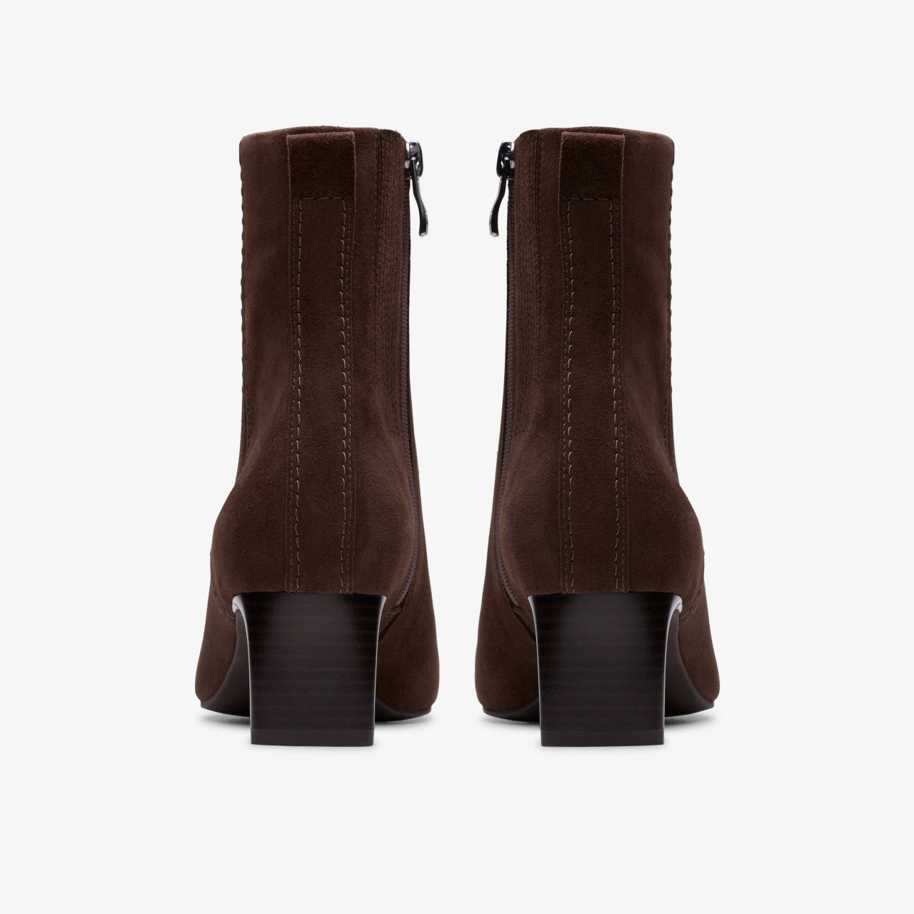 Edina Up Dark Brown Suede Clarks Women
