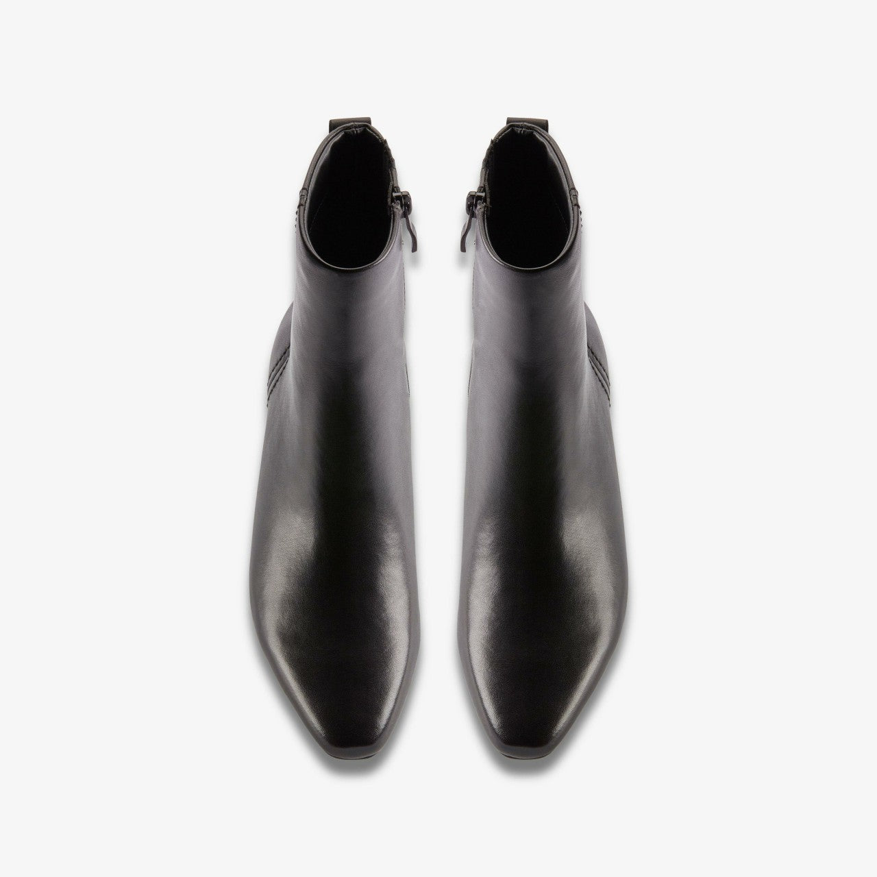 Edina Up Black Leather Clarks Women