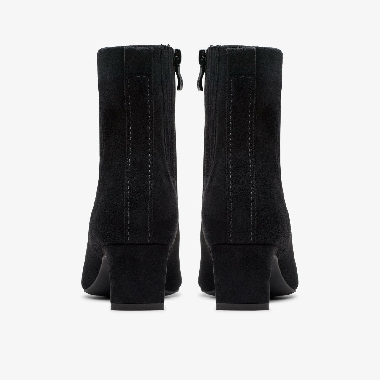 Edina Up Black Suede Clarks Women