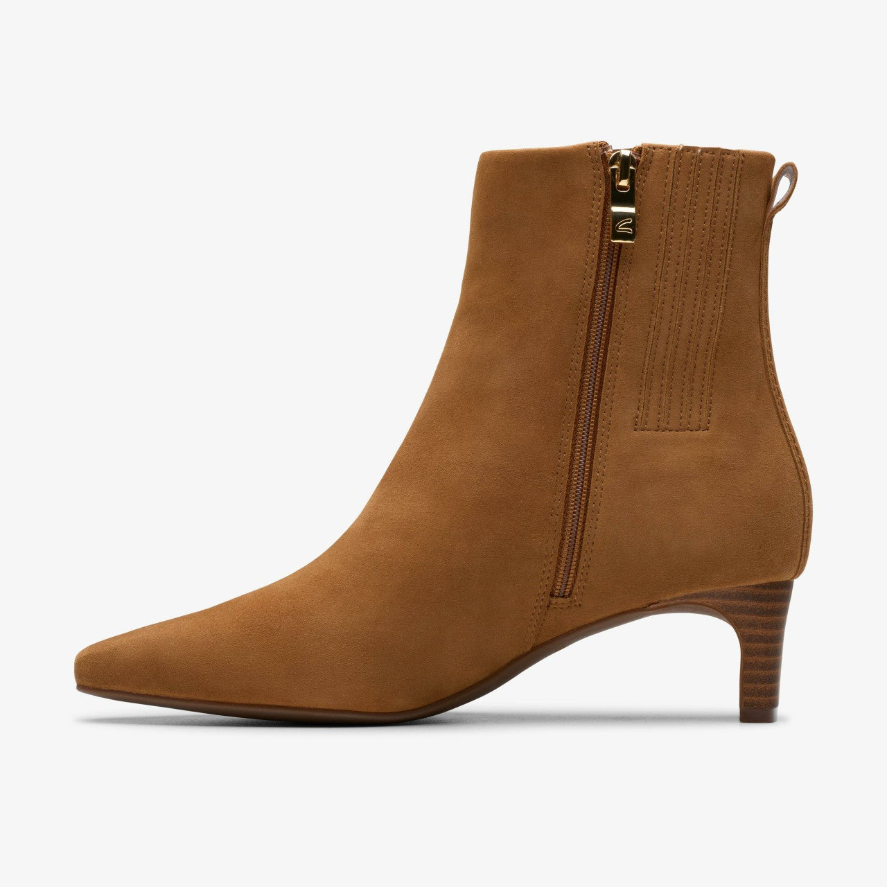 Edina Up Tan Suede Clarks Women