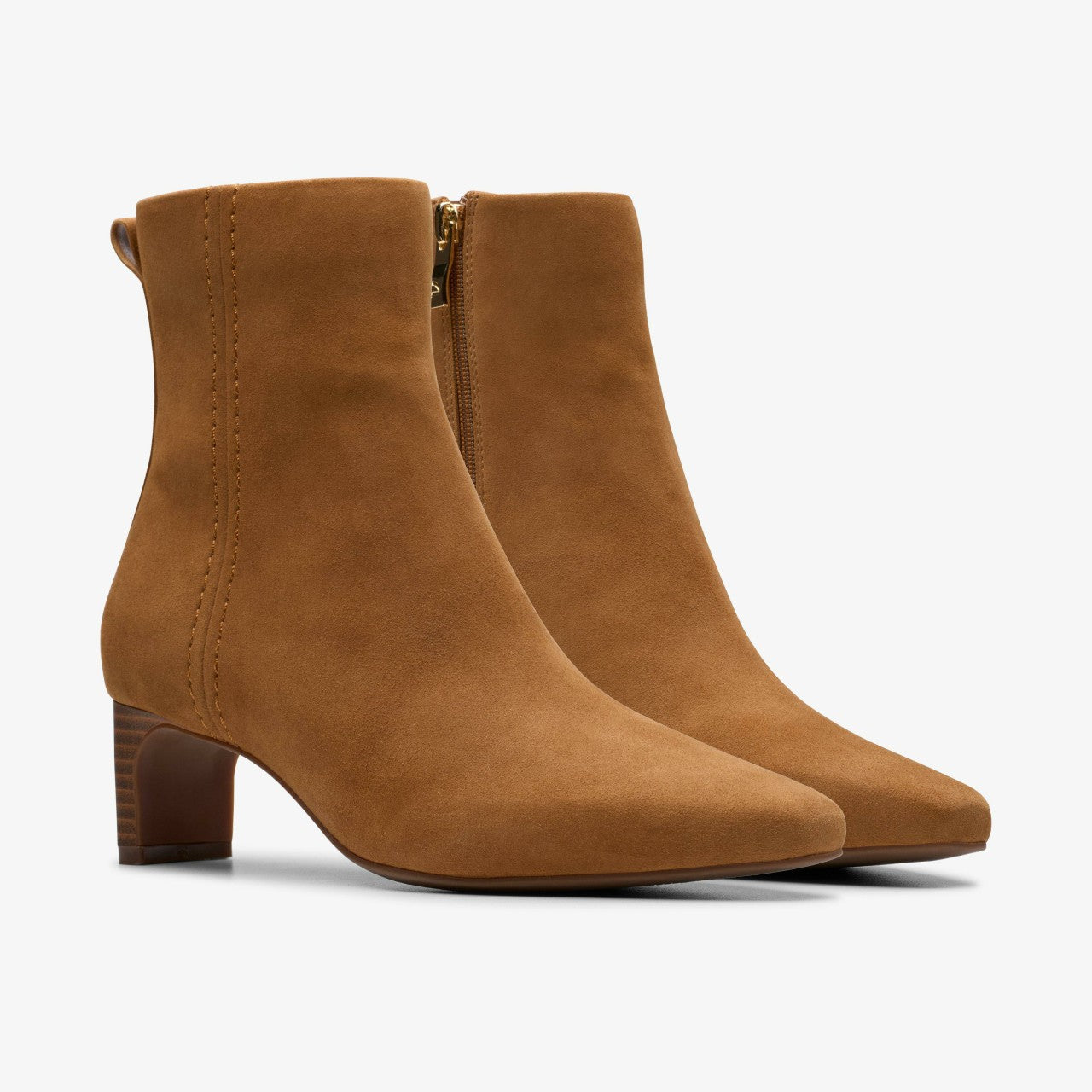 Edina Up Tan Suede Clarks Women