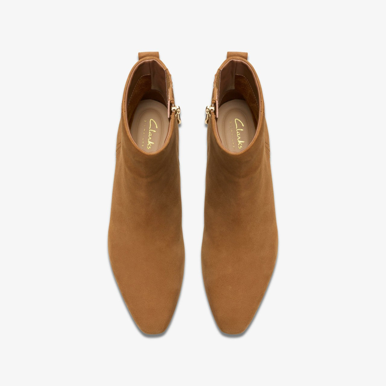 Edina Up Tan Suede Clarks Women
