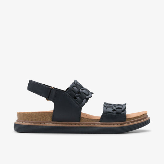 Arwell Glide Black Combination Clarks Women