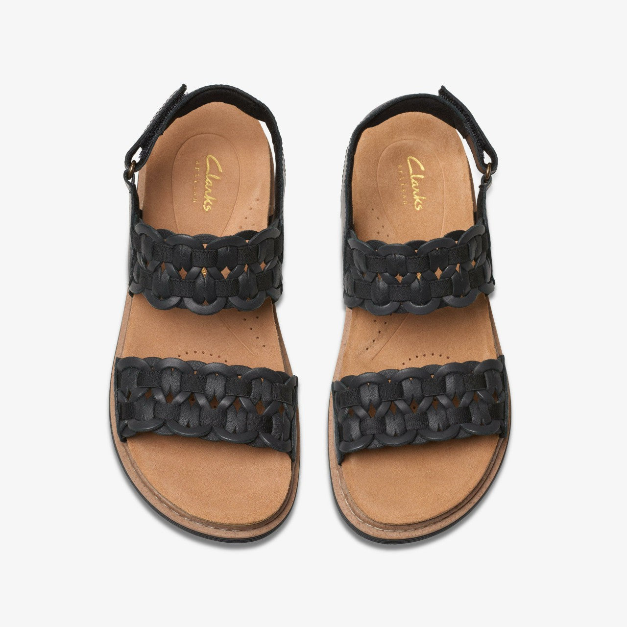 Arwell Glide Black Combination Clarks Women