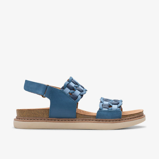Arwell Glide Blue Combination Clarks Women