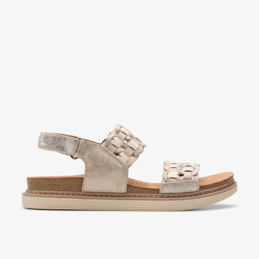 Arwell Glide Metallic Combination Clarks Women