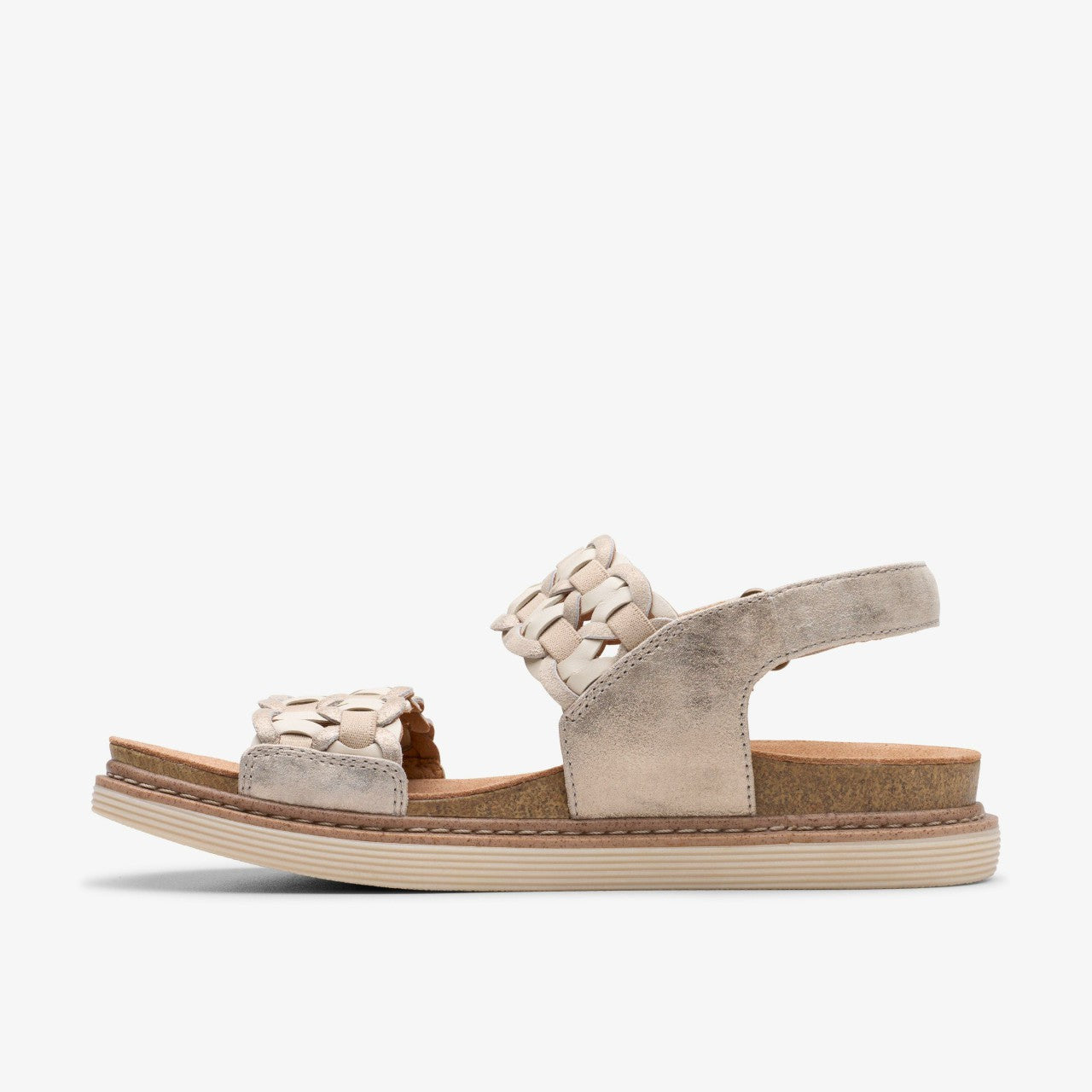 Arwell Glide Metallic Combination Clarks Women