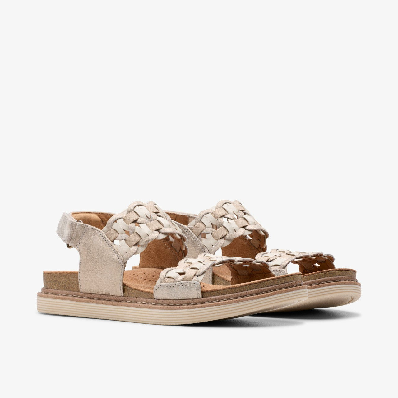Arwell Glide Metallic Combination Clarks Women