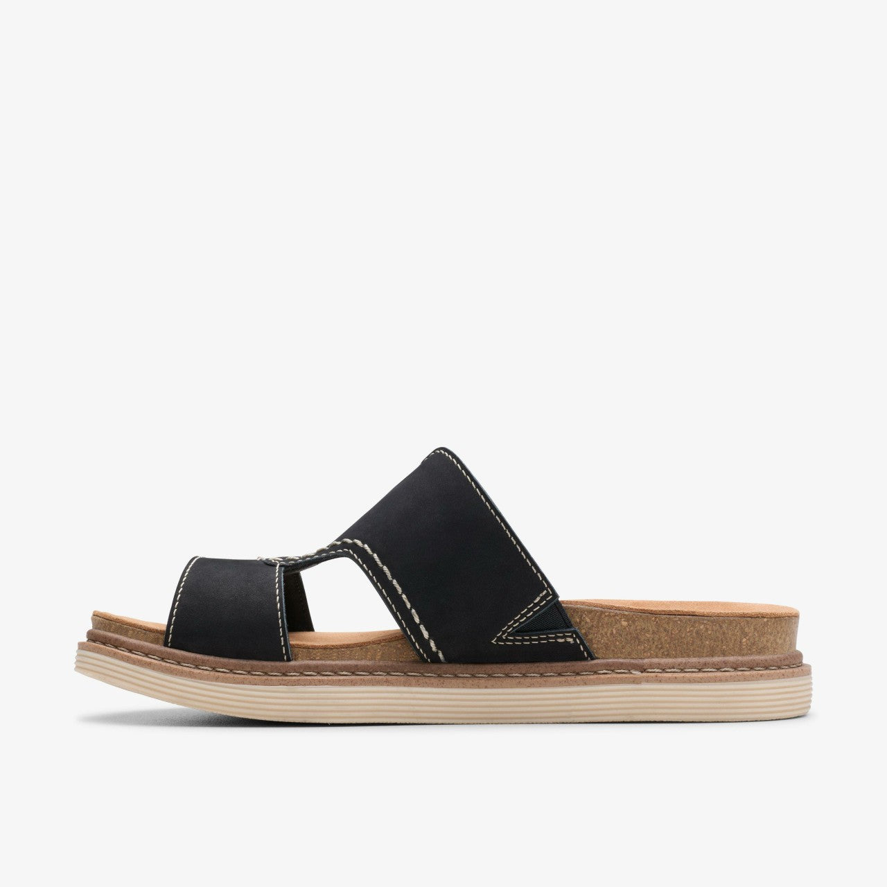 Arwell Walk Black Nubuck Clarks Women