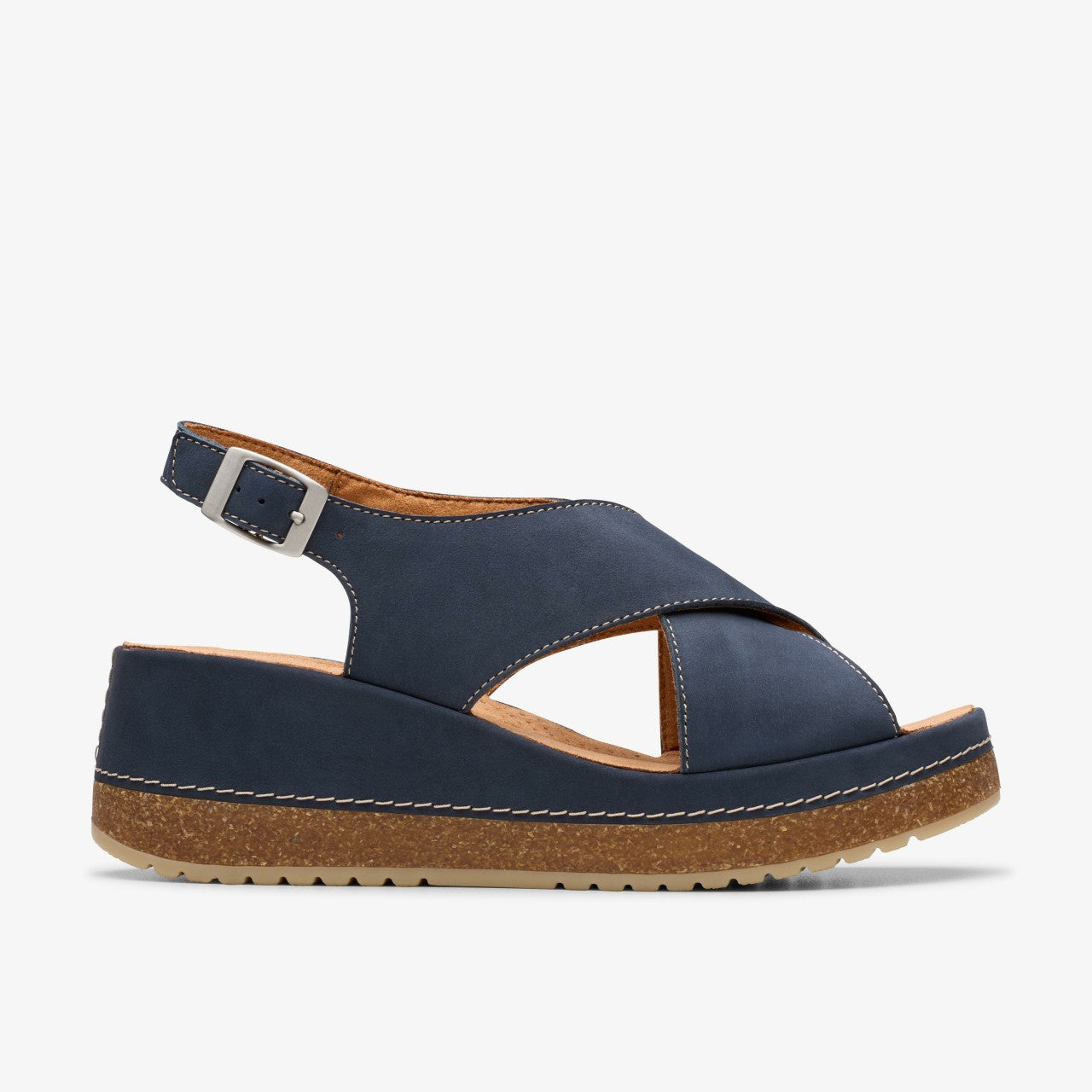 Kassanda Step Navy Nubuck Clarks Women