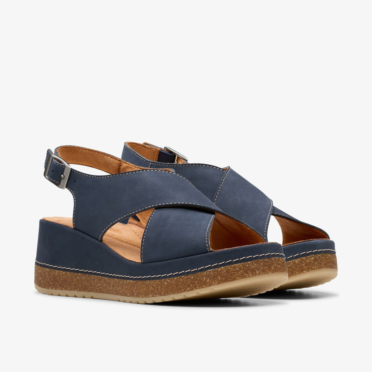 Kassanda Step Navy Nubuck Clarks Women