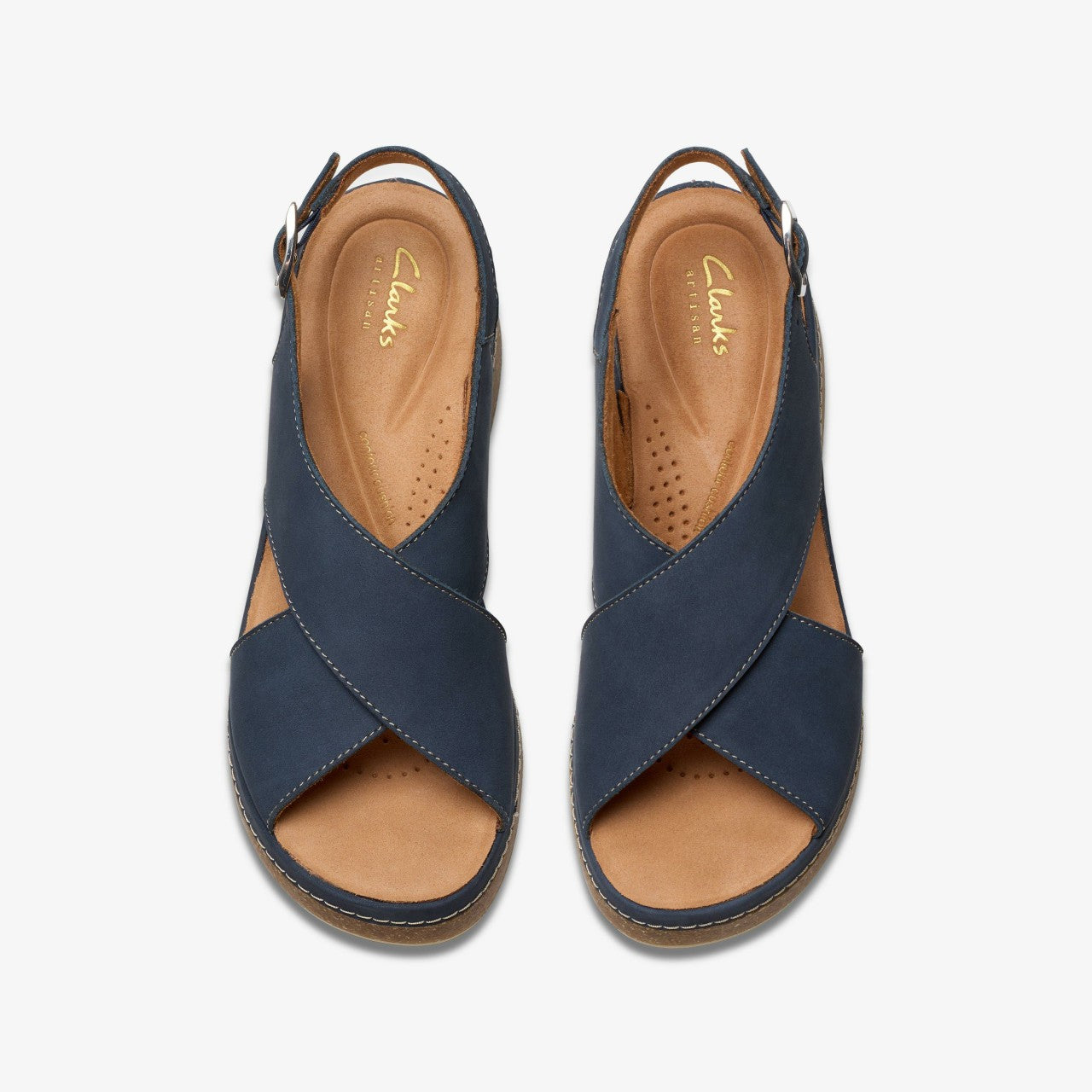 Kassanda Step Navy Nubuck Clarks Women
