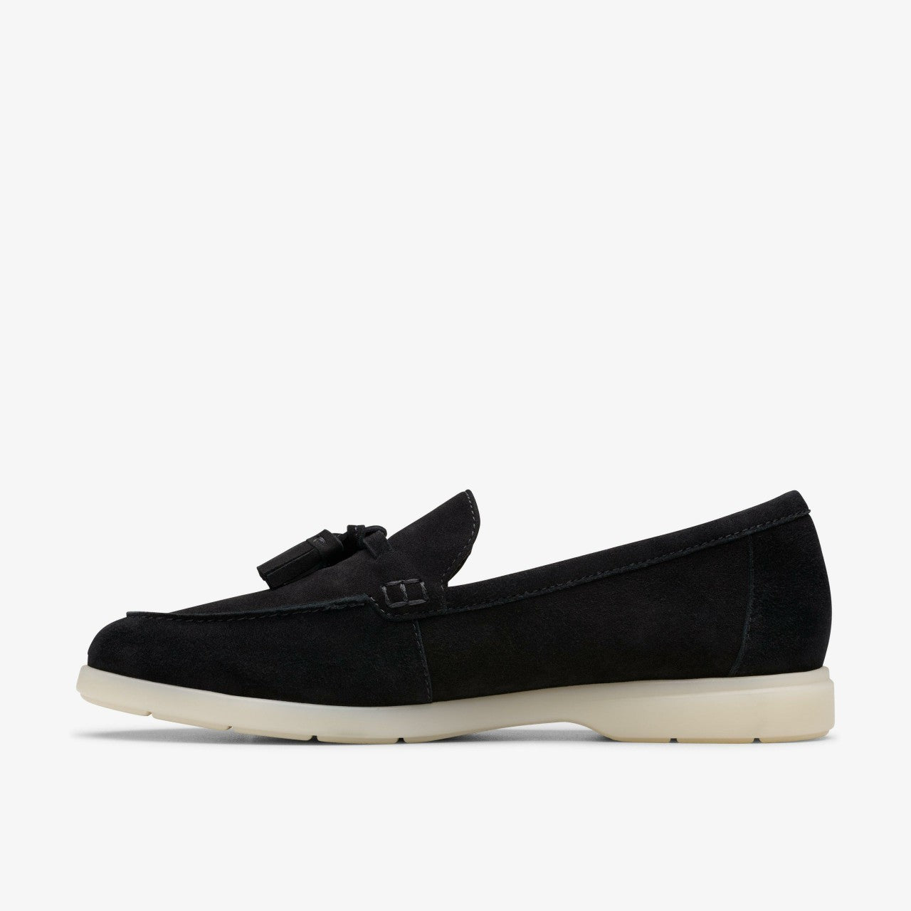 Narini Edge Black Suede Clarks Women