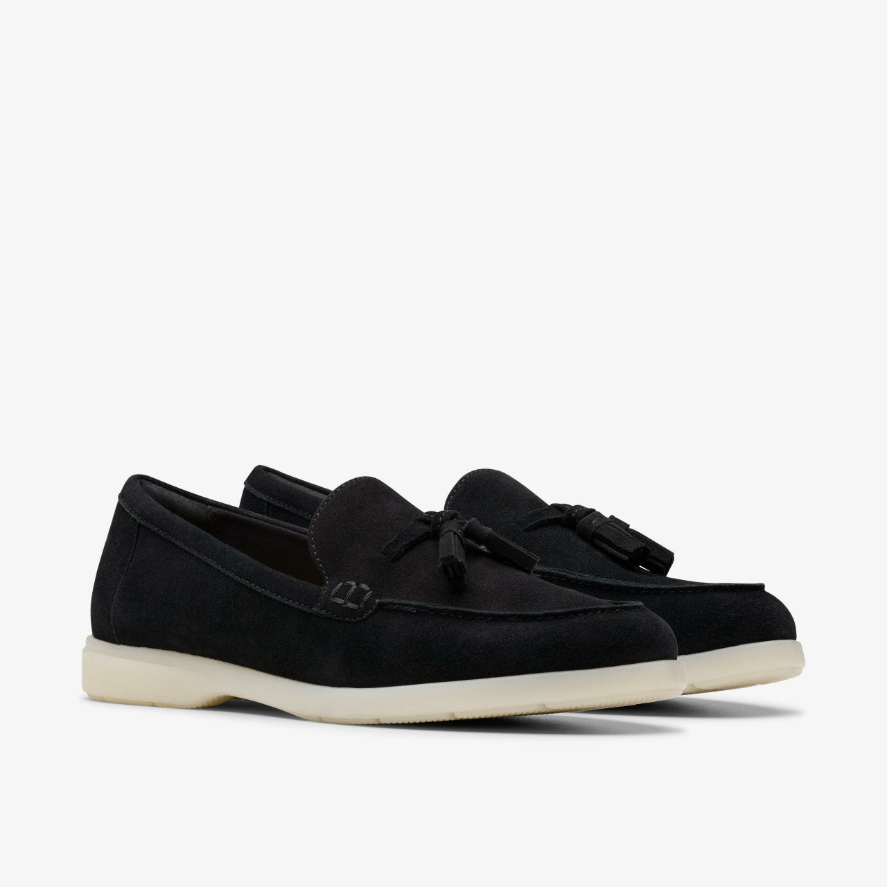 Narini Edge Black Suede Clarks Women