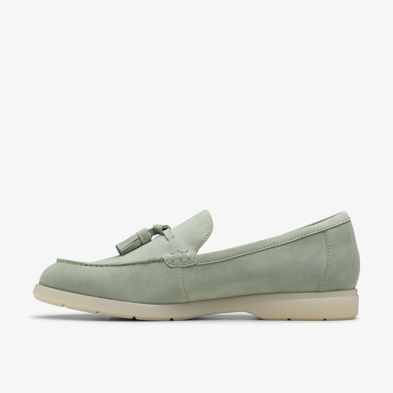 Narini Edge Light Green Suede Clarks Women