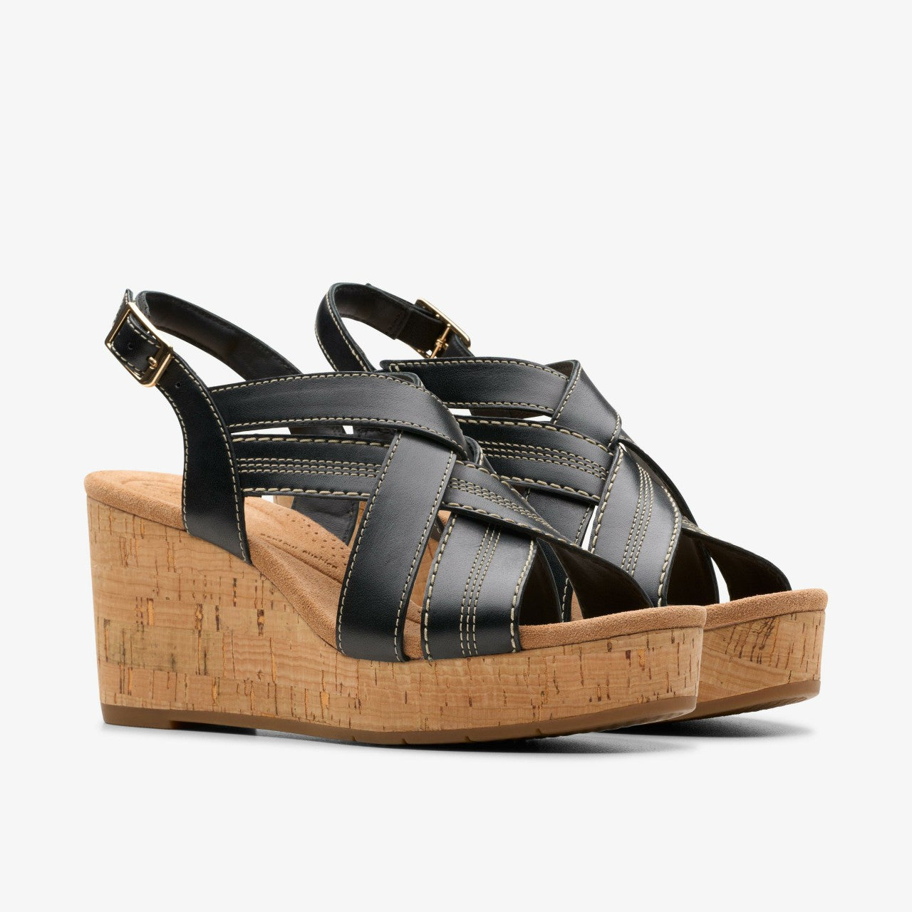 Sabina Sling Black/Black Clarks Women