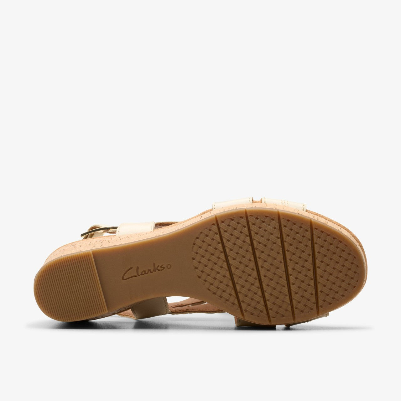 Sabina Sling Cream Leather Clarks Women