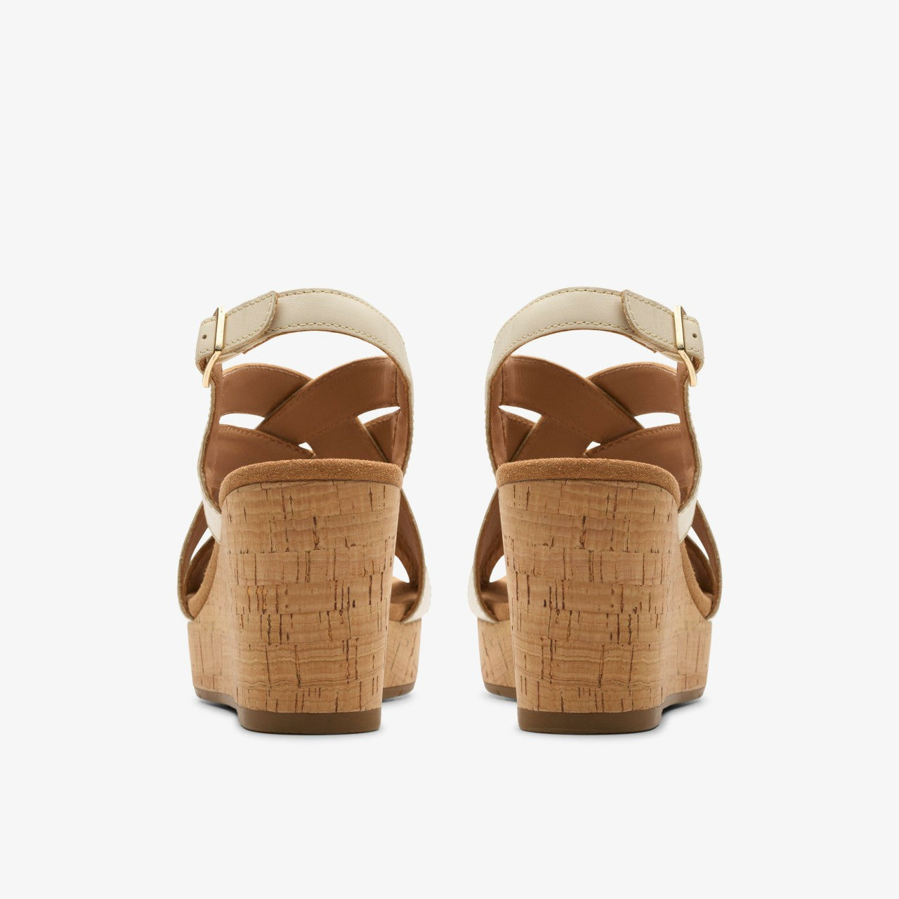 Sabina Sling Cream Leather Clarks Women