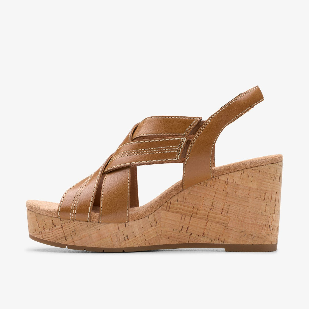 Sabina Sling Tan Leather Clarks Women
