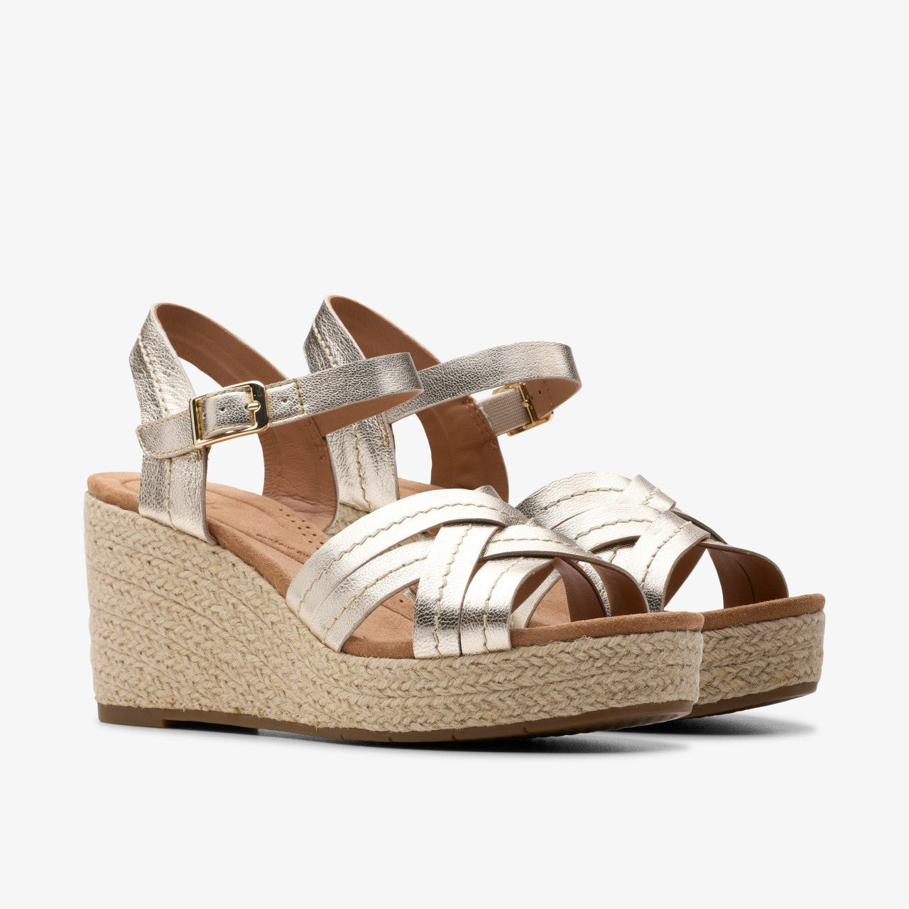Sabina Strap Champagne Clarks Women