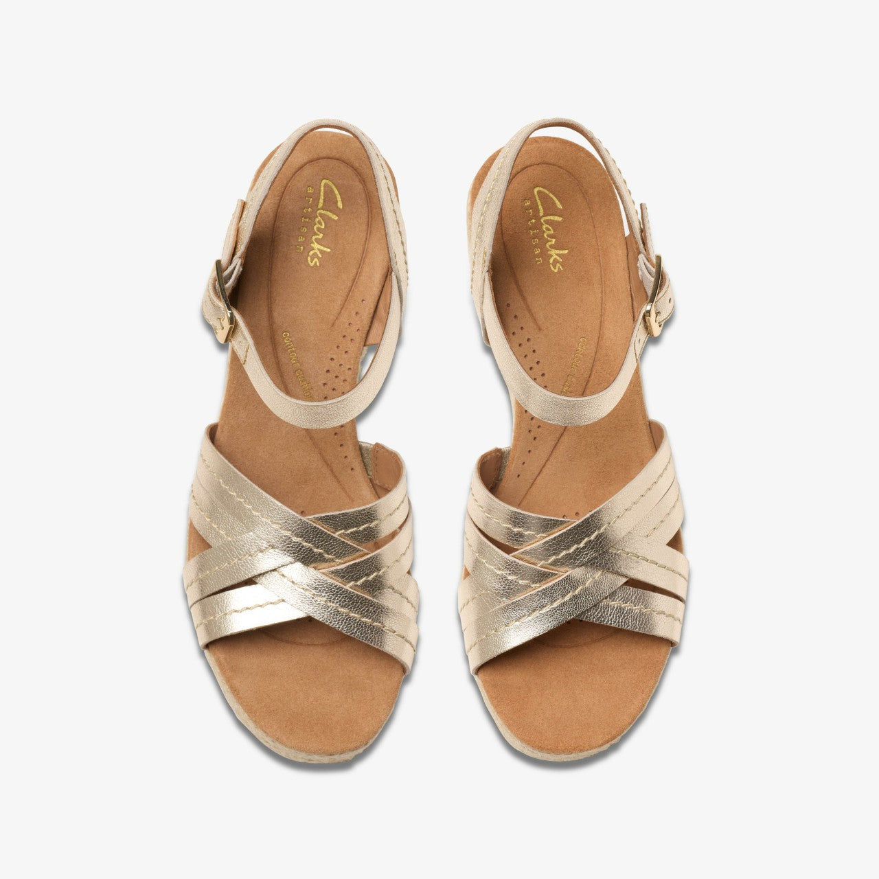 Sabina Strap Champagne Clarks Women