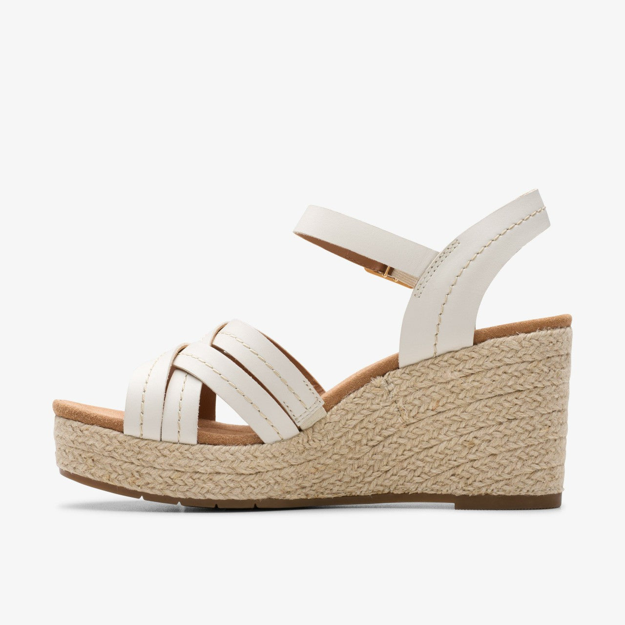 Sabina Strap Cream Leather Clarks Women