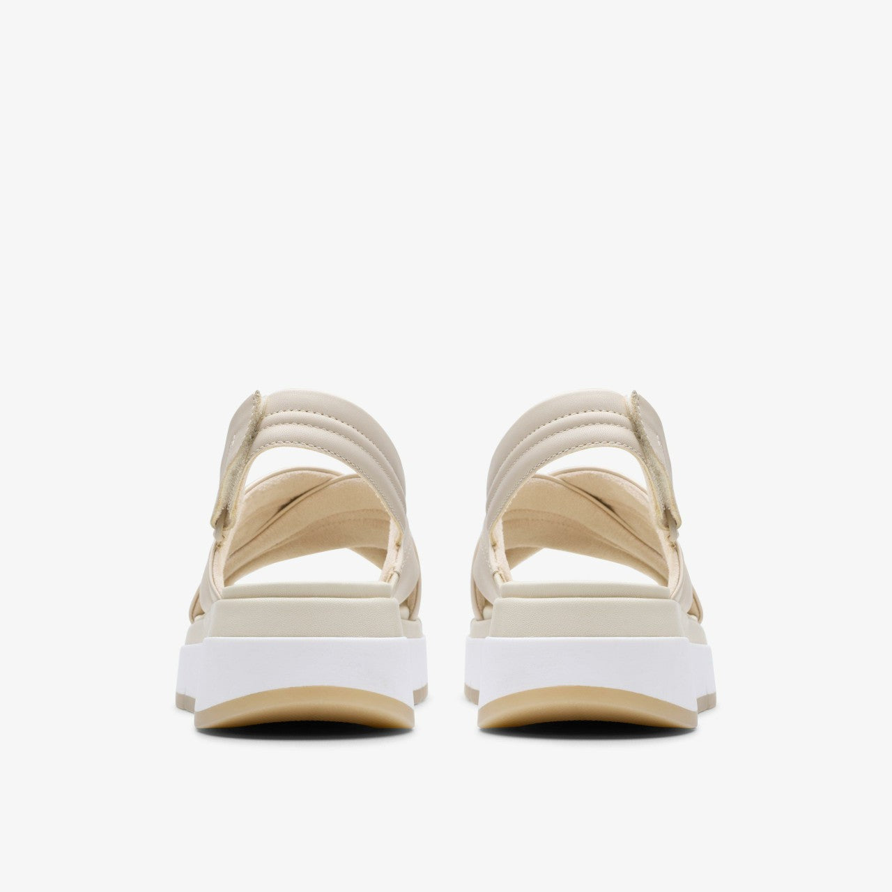 Tuscan Cross Cream Leather Clarks Women