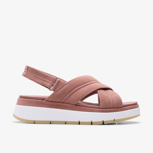 Tuscan Cross Mauve Suede Clarks Women