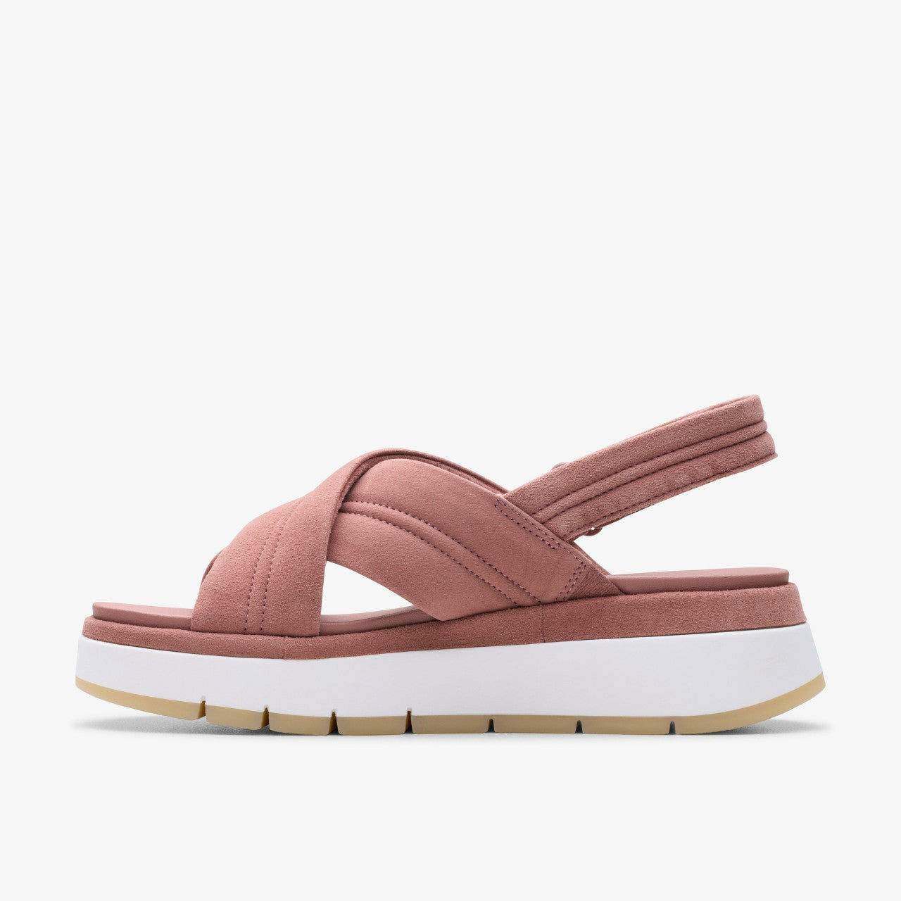 Tuscan Cross Mauve Suede Clarks Women