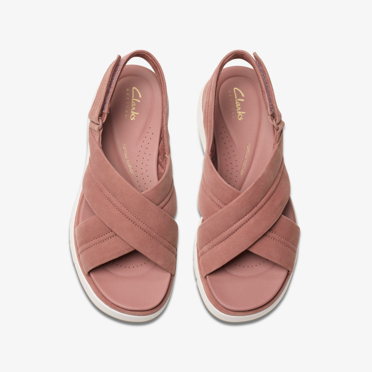 Tuscan Cross Mauve Suede Clarks Women