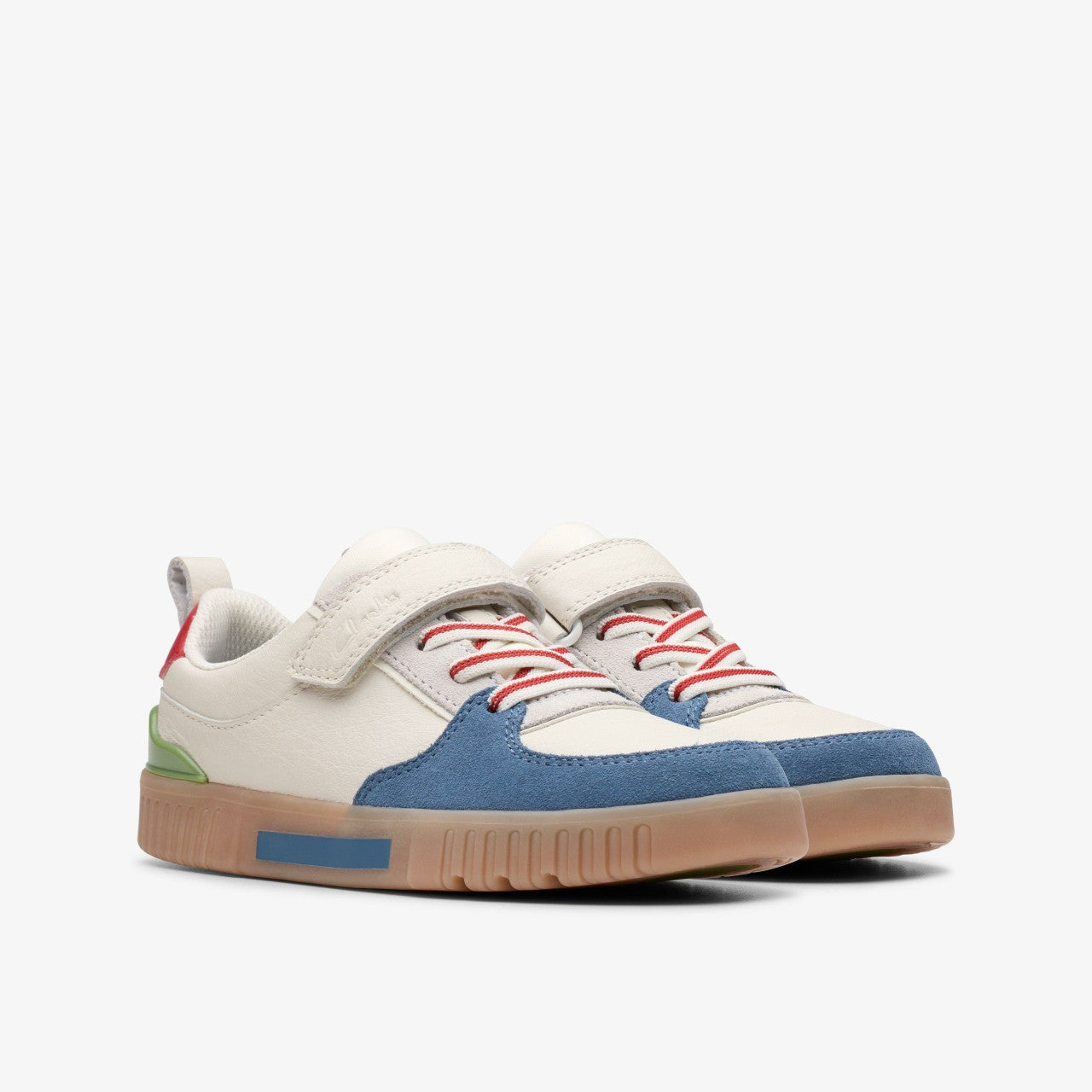 Oslo Vibe Kid White/Blue Clarks Kids