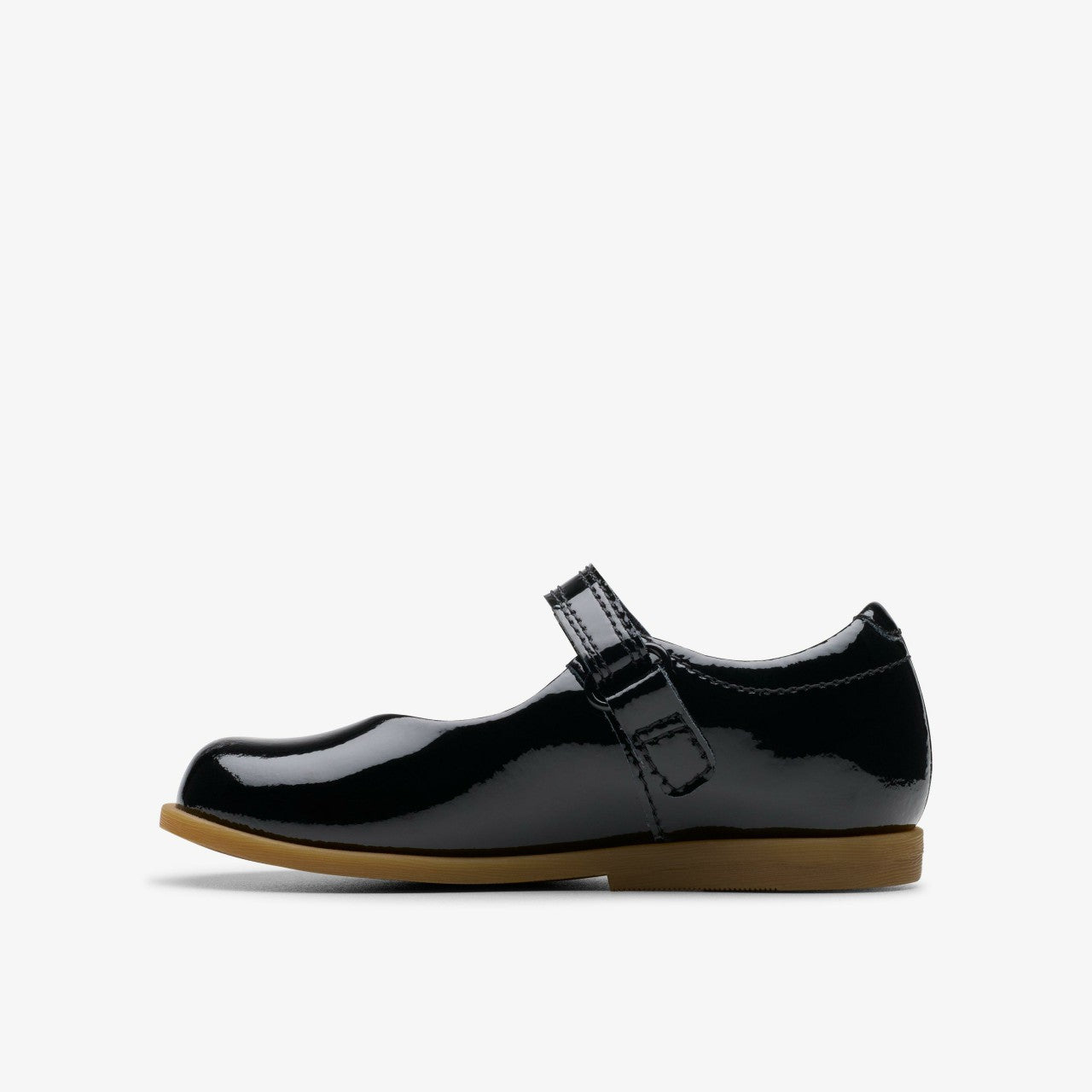 Drew Tap Toddler Black Patent Clarks Kids
