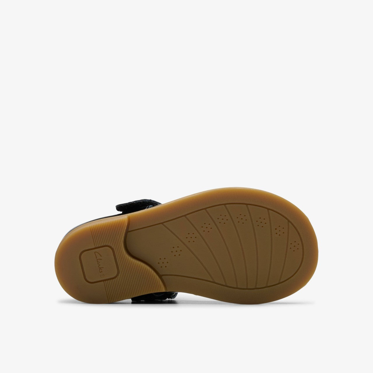 Drew Tap Toddler Black Patent Clarks Kids